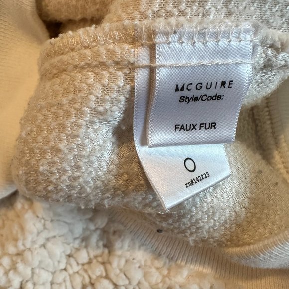 Faux Fur Sherpa Style Hooded Sweatshirt - Picture 10 of 11